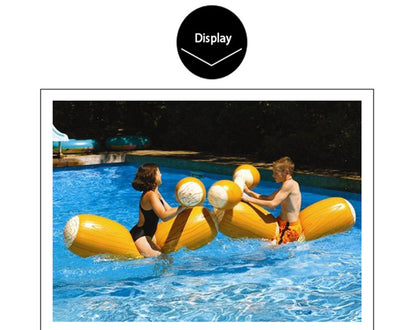 Inflatable Joust Swimming ring Pool Float Game Toys Water Sport Plaything For Children Adult Party Supply Gladiator Raft