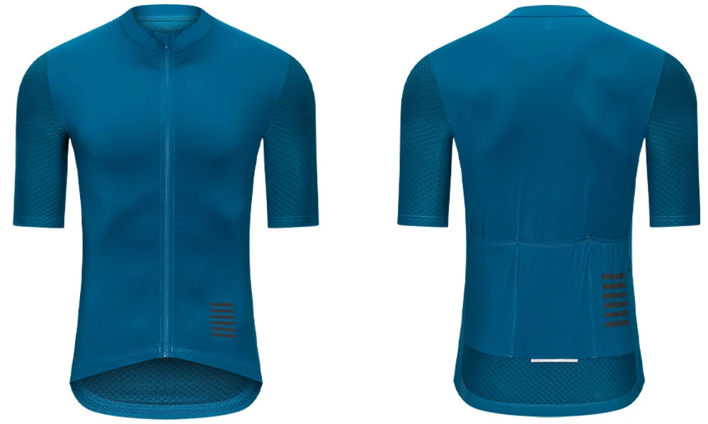 YKYWBIKE - Maillot de ciclismo para hombre, camiseta de ciclismo de montaña, camiseta de ciclismo de descenso, ropa de ciclismo de manga corta de equipo profesional de alta calidad