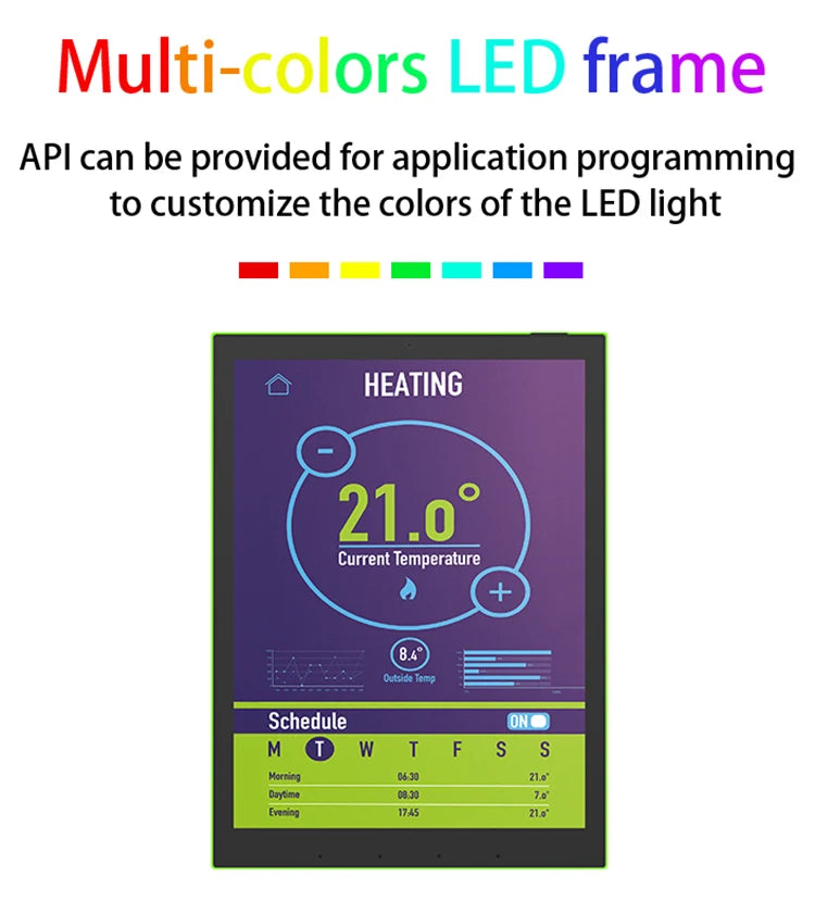 Panel de control inteligente para el hogar con pantalla táctil Android de 15,6 pulgadas, wifi 6, RJ45, PoE, protocolo Zigbee/Matter, relé, RS232, RS485, tipo C