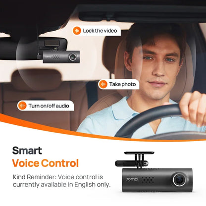 70mai Smart Dash Cam 3 M200 Voice Control 1080P 130FOV Wifi 70mai Car DVR Car Recorder Auto Recorder Wifi Parking Monitori