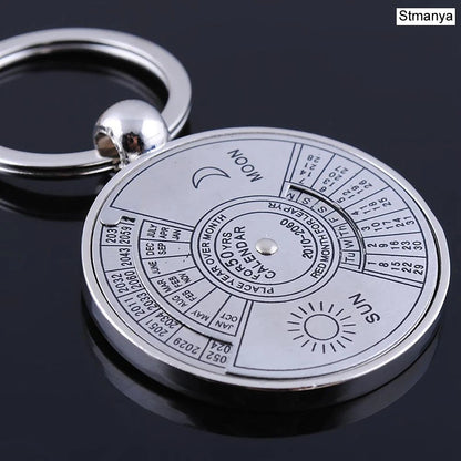 50 Years Super Perpetual Calendar Key Chain Bottle Opener Key Rings Astrology KeyChain Party Gift Key Holder Gift Jewelry