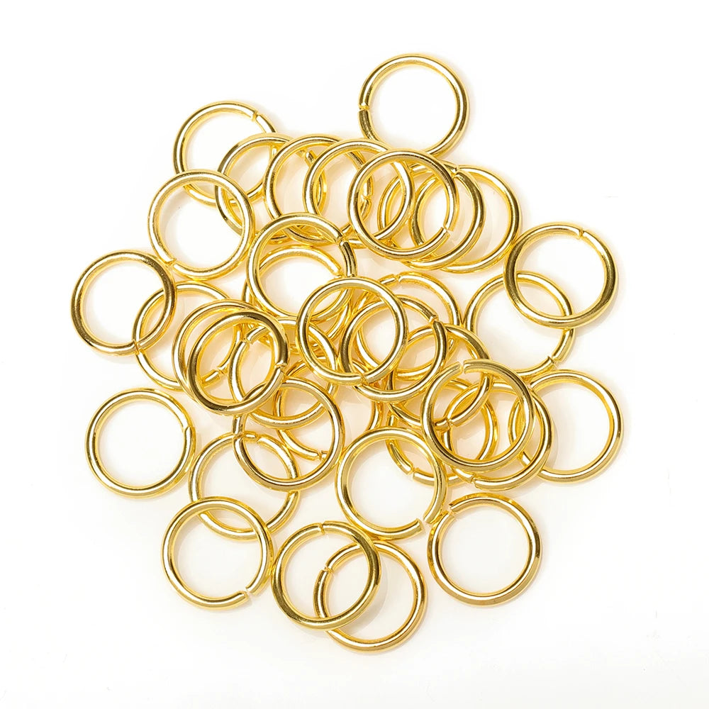 200pcs/lot Wholesale Open Circle Jump Rings Necklace Bracelet Earring Pendant Connectors DIY Making Jewelry Crafts Accessories