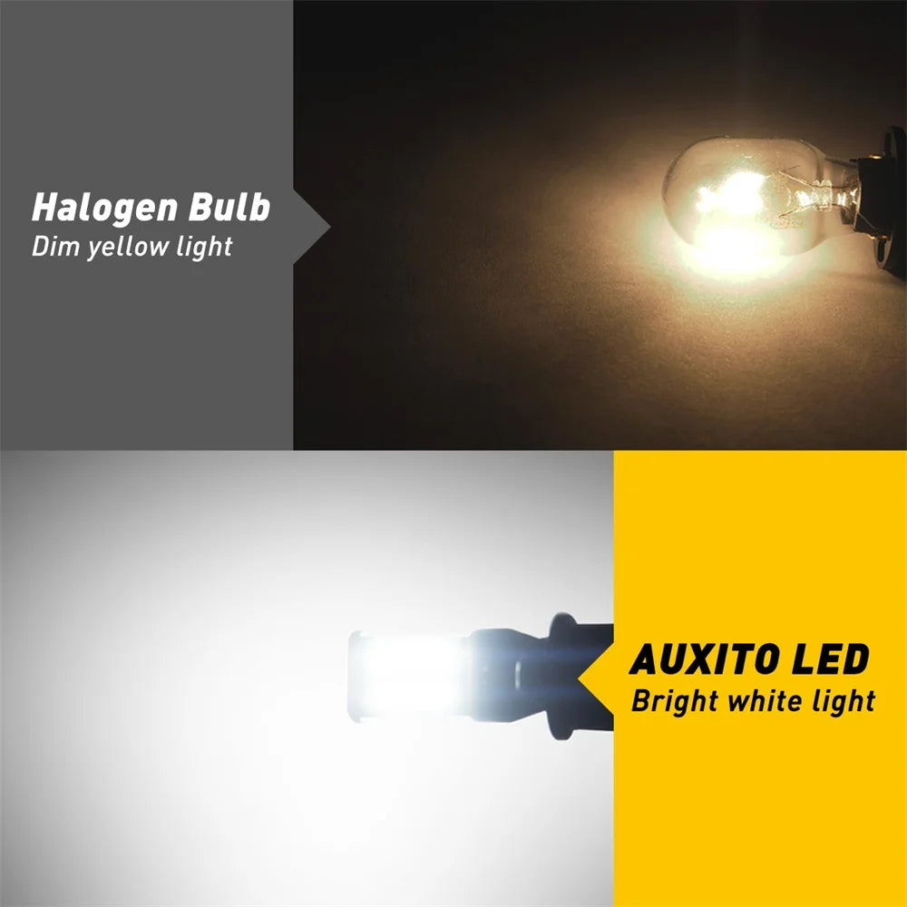 AUXITO 2 bombillas LED T15 W16W Canbus sin error 2835 SMD luz de marcha atrás 921 912 bombilla de xenón 6000K blanca para coche