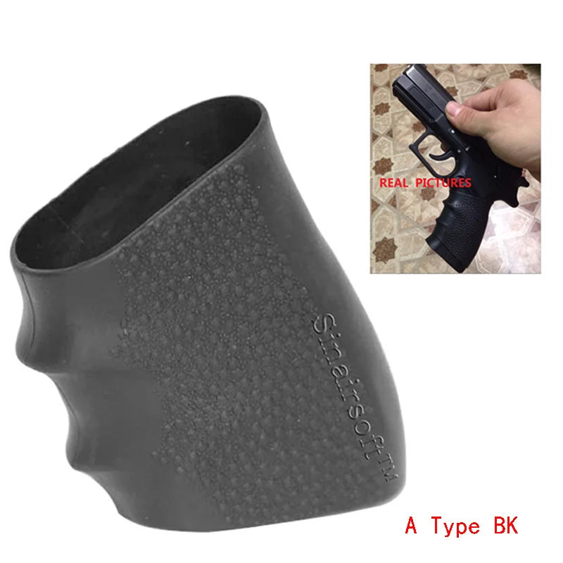 Tactical Rubber Grip Holster Suitable for Glock Rubber Sleeve Cover Most Glock Handgun Pouch Holder Hunting Pistol Gun