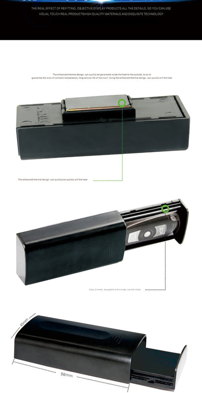 Nueva caja de seguridad magnética negra creativa para llaves de coche, almacenamiento oculto, escondite secreto para exteriores para el hogar, la oficina, el coche, el camión y la caravana