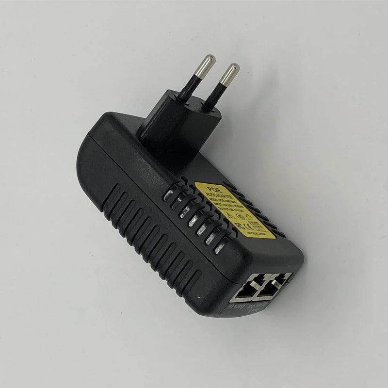 Adaptador de corriente para inyector POE de CCTV de CA 110 V-240 V a CC 12 V, 24 V, 48 V, 0,5 A, 1 A, cable de alimentación PoE para cámara IP Ethernet y teléfono