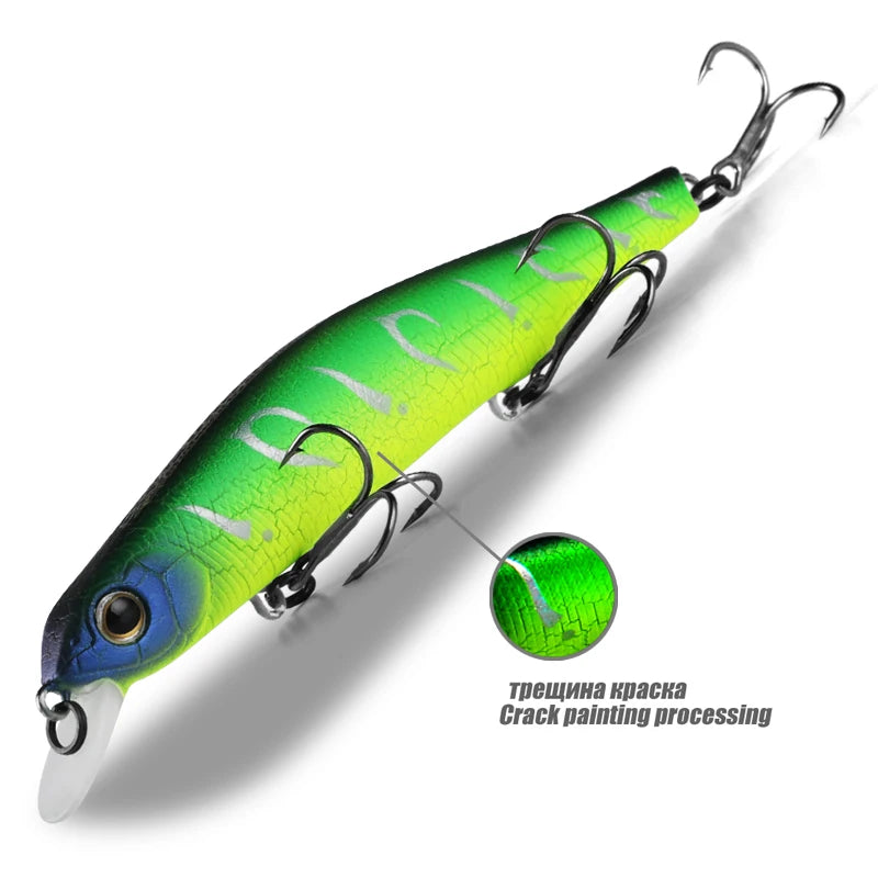 Bearking 11cm 17g magnet weight system long casting New model fishing lures hard bait dive 0.8-1.2m quality wobblers minnow