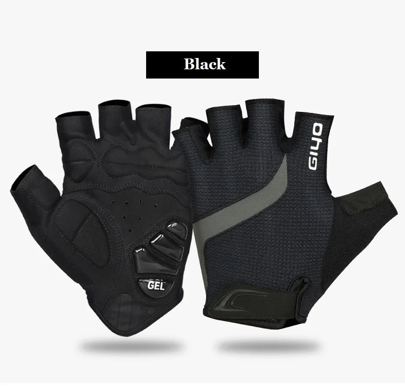 Giyo Breaking Wind Cycling Half Finger Gloves Anti-slip Bicycle Mittens Racing Road Bike Glove MTB Biciclet Guantes Ciclismo