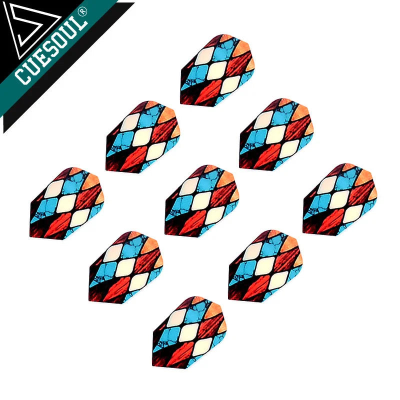 CUESOUL 9pcs Dart Flights Dart Tails Wings