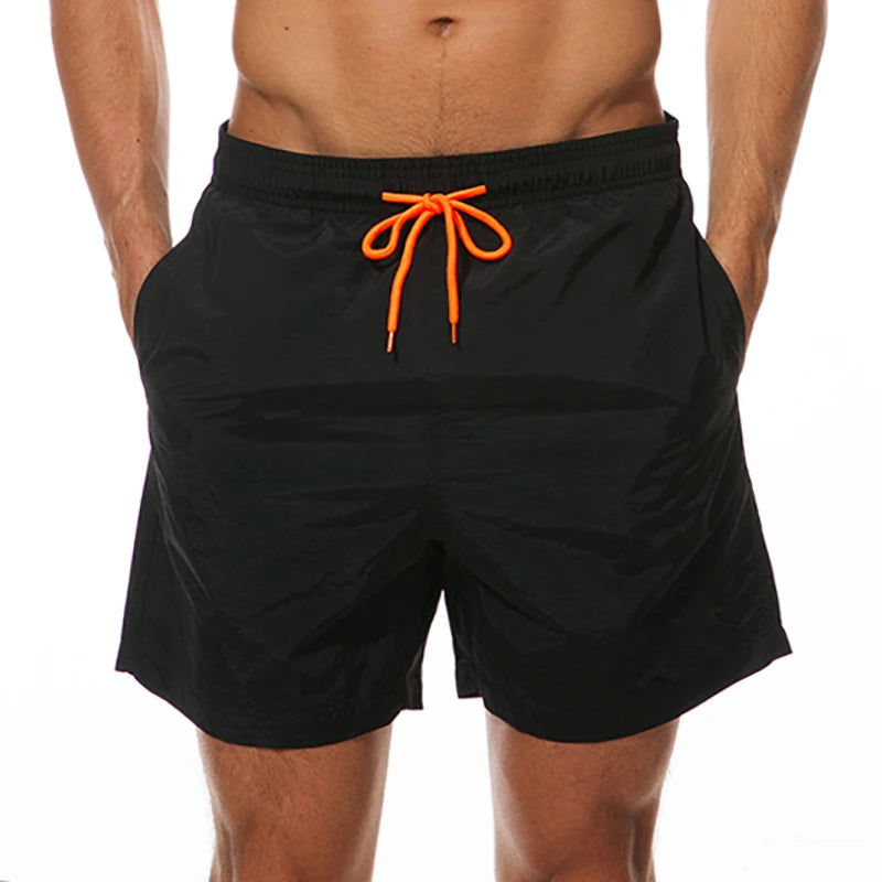 ESCATCH Man Swimwear Swim Shorts Trunks Beach Board Shorts Swimming Pants Swimsuits Mens Running Sports Surffing Shorts