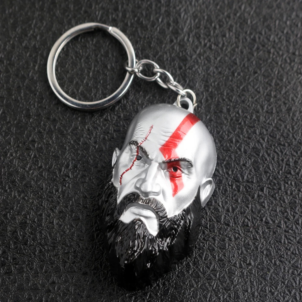 New God of War 4 Kratos Sword Keychain Pendant Keyring Jewelry Men And Women Car key chain Accessories