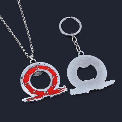 New God of War 4 Kratos Sword Keychain Pendant Keyring Jewelry Men And Women Car key chain Accessories