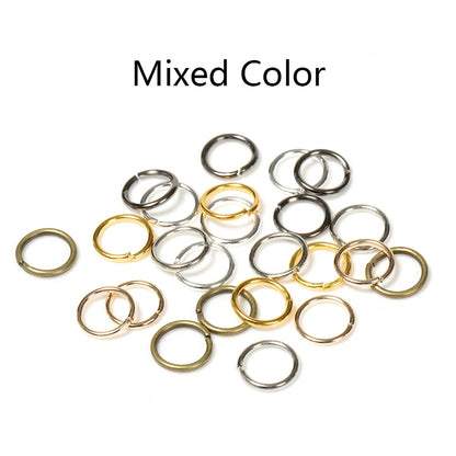 200pcs/lot Wholesale Open Circle Jump Rings Necklace Bracelet Earring Pendant Connectors DIY Making Jewelry Crafts Accessories