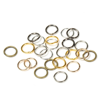 200pcs/lot Wholesale Open Circle Jump Rings Necklace Bracelet Earring Pendant Connectors DIY Making Jewelry Crafts Accessories