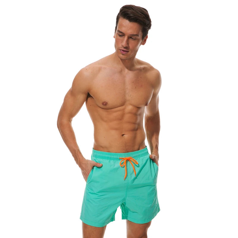 DATIFER Men's Beach Short Surfing Maillot De Bain Sport Man Board Shorts Bermuda Swimwear