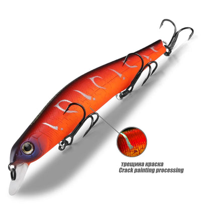 Bearking 11cm 17g magnet weight system long casting New model fishing lures hard bait dive 0.8-1.2m quality wobblers minnow