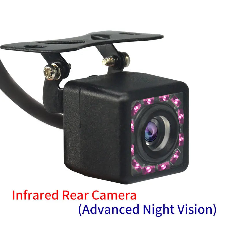 Hippcron Car Rear View Camera 4 LED Night Vision Reversing Auto Parking Monitor CCD Waterproof 170 Degree HD Video