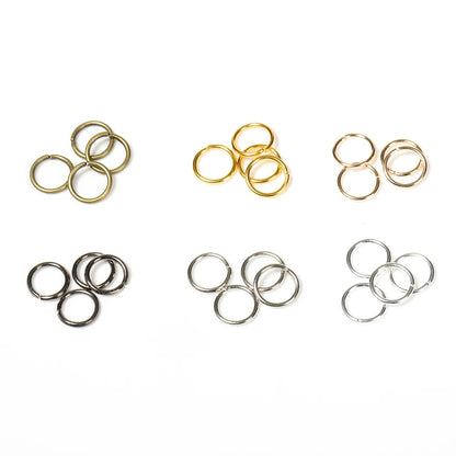 200pcs/lot Wholesale Open Circle Jump Rings Necklace Bracelet Earring Pendant Connectors DIY Making Jewelry Crafts Accessories