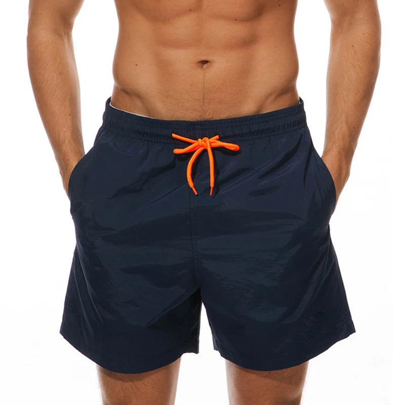 ESCATCH Man Swimwear Swim Shorts Trunks Beach Board Shorts Swimming Pants Swimsuits Mens Running Sports Surffing Shorts