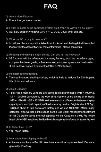 KingSpec M.2 SSD 120GB 256GB 512GB 1TB SSD 2TB hard Drive M2 ssd m.2 NVMe pcie SSD Internal Hard Disk For Laptop Desktop MSI