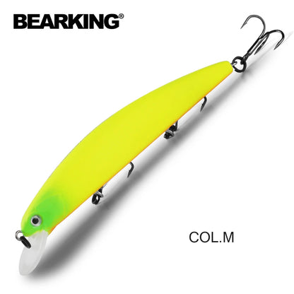 Señuelos de pesca de nuevo modelo, cebo duro, wobblers de calidad, sistema de peso superpesado Bearking 11 cm 17 g Dive 1,5 m, lanzamiento largo SP minnow