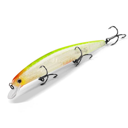 BEARKING para señuelos de pesca artificiales, cebos wobblers de calidad minnow de 13 cm y 21 g, modelo suspendido, crankbaits popper