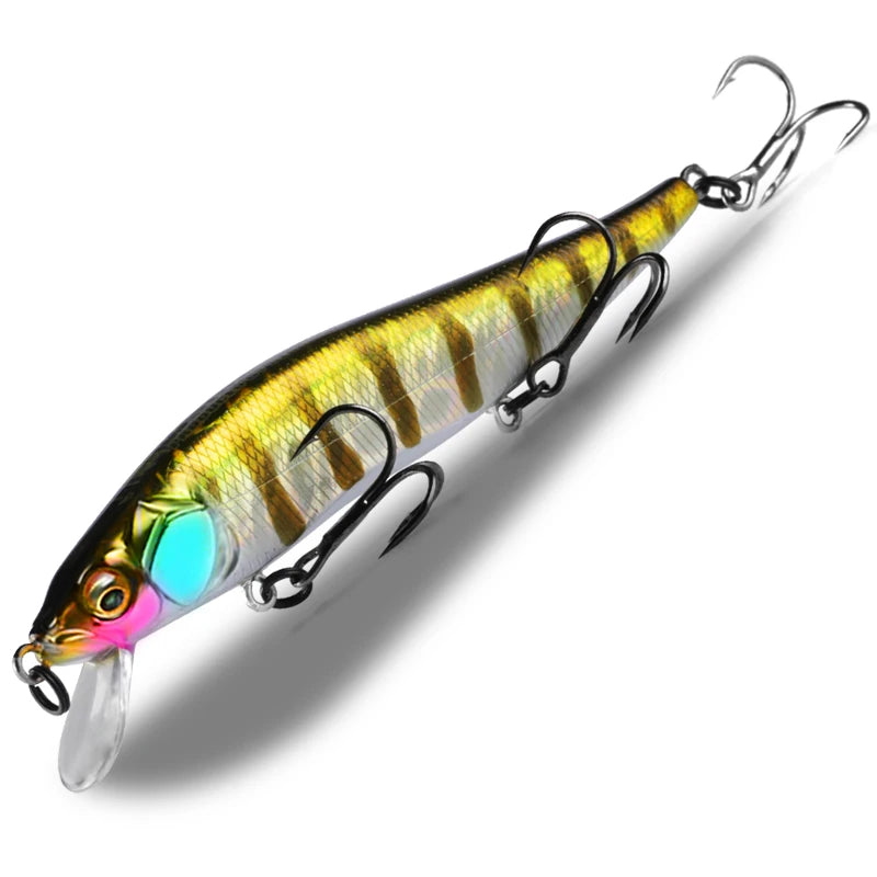 BEARKING 11cm 14g Señuelos de pesca duros superiores Cebos de calidad Minnow Wobblers Buena acción Aparejos de pesca profesionales artificiales