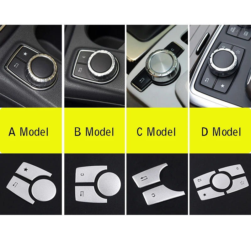 AngelguoguoCar Window glass lift button Trim Cover sticker for Mercedes Benz A/B/C(W204)/E(W212)/GLA /CLA/ GLK/ GLE-class