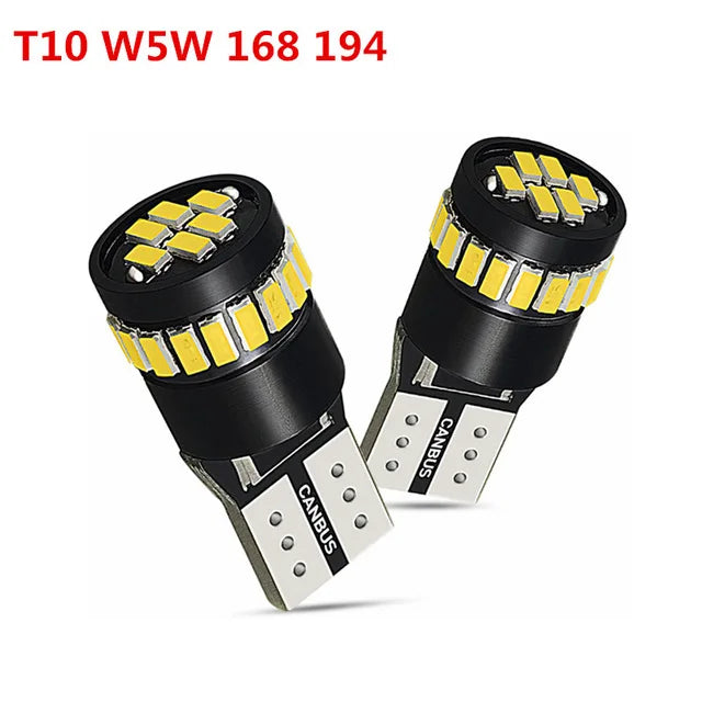 AUXITO 2 bombillas LED T15 W16W Canbus sin error 2835 SMD luz de marcha atrás 921 912 bombilla de xenón 6000K blanca para coche