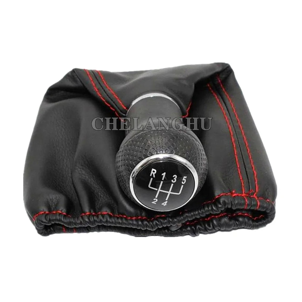 For Volkswagen VW POLO CLASSIC 6N 6N2 1996 1997 1998 1999 2000 2001 LUPO CADDY  5 Speed Car Gear Stick Shift Knob Leather Boot