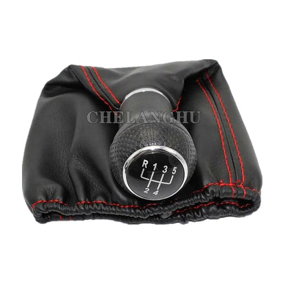 For Volkswagen VW POLO CLASSIC 6N 6N2 1996 1997 1998 1999 2000 2001 LUPO CADDY  5 Speed Car Gear Stick Shift Knob Leather Boot