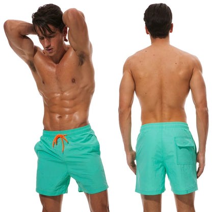 DATIFER Men's Beach Short Surfing Maillot De Bain Sport Man Board Shorts Bermuda Swimwear