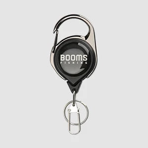 Booms Fishing RG1 Fly Fishing Retractor Tools Extractor Keeper Retractable Key Chain Reel Badge Holder Tackle Boxes Accessories