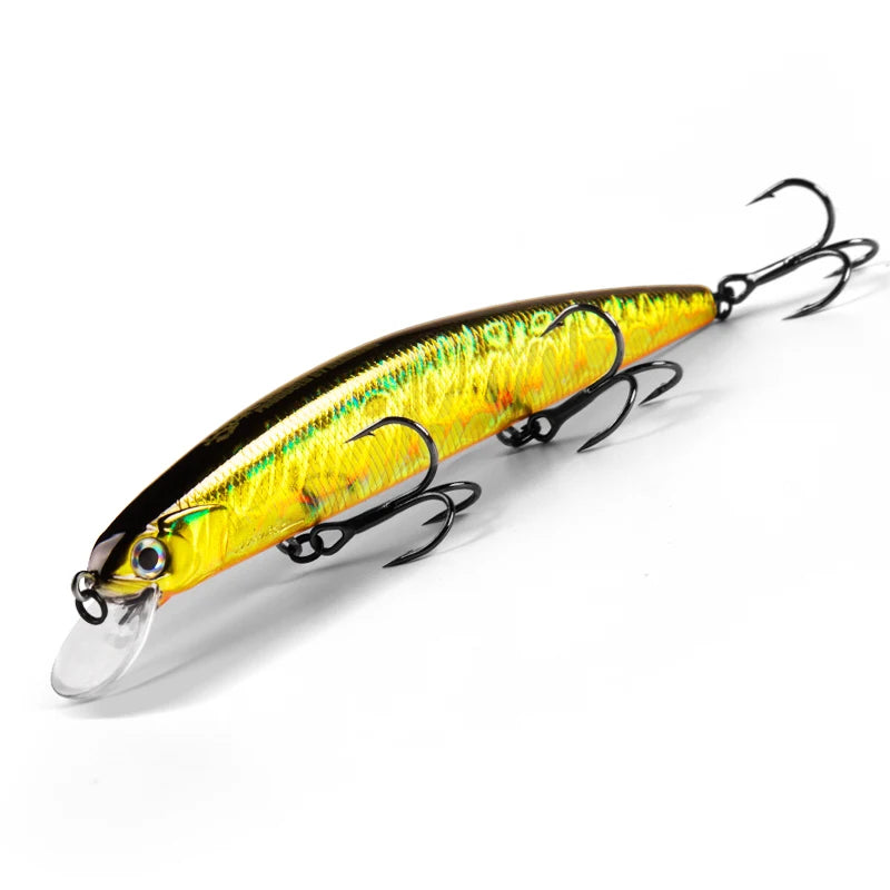 BEARKING para señuelos de pesca artificiales, cebos wobblers de calidad minnow de 13 cm y 21 g, modelo suspendido, crankbaits popper