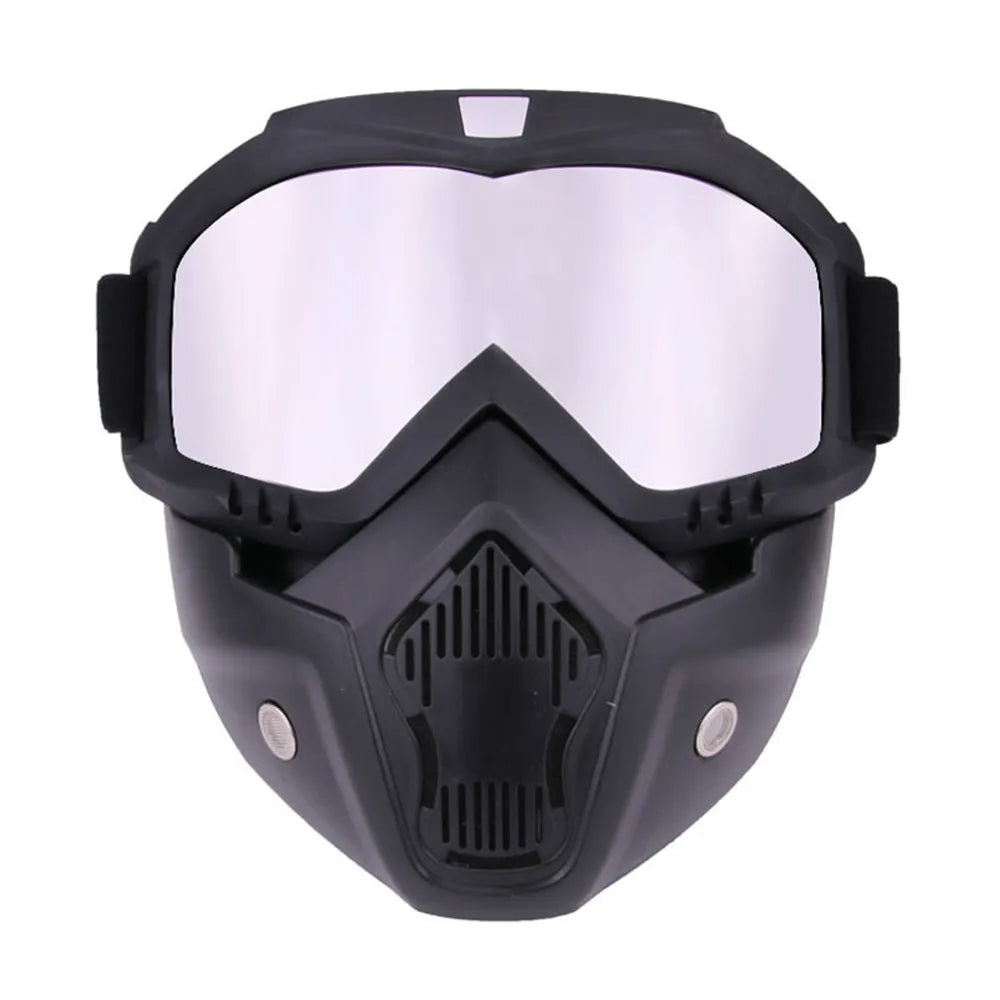 Dustproof Motocross Glasses Adjustable Motorcycle Goggles Breathable Full Face Protective Motorbike Dirt Bike Off-road Mask