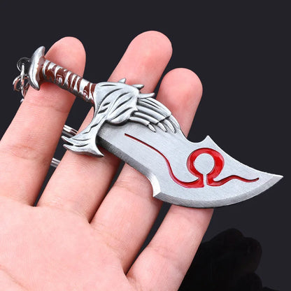 New God of War 4 Kratos Sword Keychain Pendant Keyring Jewelry Men And Women Car key chain Accessories