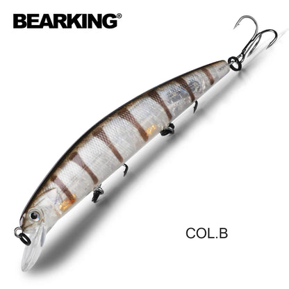 Señuelos de pesca de nuevo modelo, cebo duro, wobblers de calidad, sistema de peso superpesado Bearking 11 cm 17 g Dive 1,5 m, lanzamiento largo SP minnow