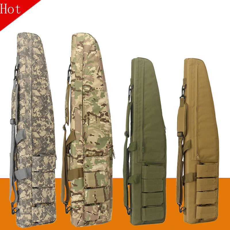 Bolsa impermeable táctica resistente para armas largas, funda para caza, accesorios de Airsoft, funda para rifle de francotirador Molle