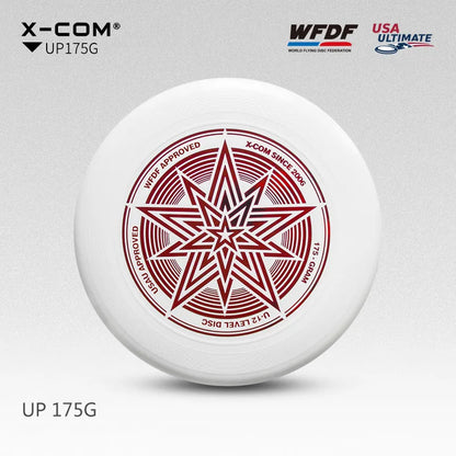 X-COM Professional Ultimate Flying Disc Certified by WFDF For Ultimate Disc Competition Sports 175g