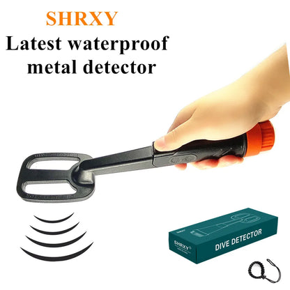 Underwater Metal Detector Pulse Pinpointer Induction Diving Treasure Waterproof Metal Detector Hand Held Metal Finder