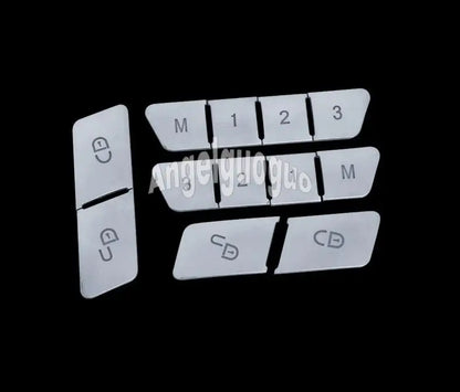 AngelguoguoCar Window glass lift button Trim Cover sticker for Mercedes Benz A/B/C(W204)/E(W212)/GLA /CLA/ GLK/ GLE-class