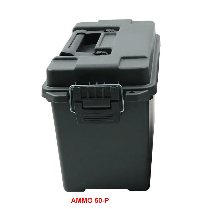 Plastic Ammo Box Weapons Safe Storage Ammo Can Lightweight High Strength Ammo Accessory Crate Storage Case Bullet Safety Box