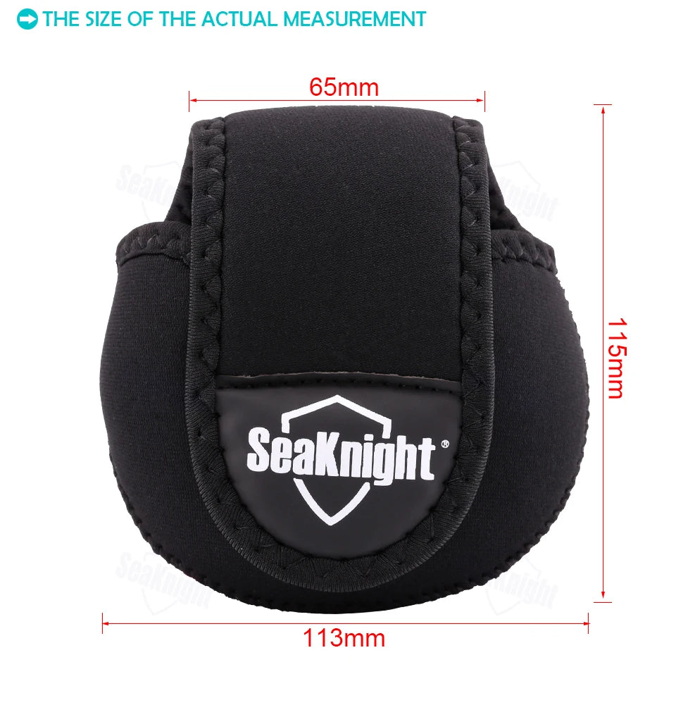 Bolsa para carrete SeaKnight SK001, funda protectora para carrete de baitcasting, bolsa portátil de almacenamiento para equipo de pesca con carrete de baitcasting