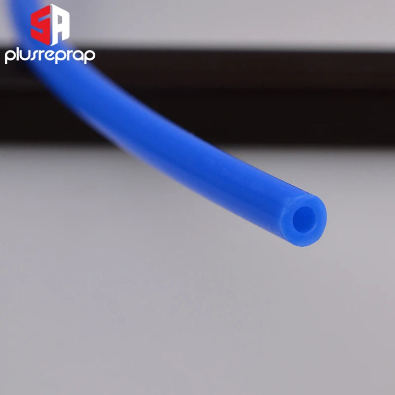 Tubo de PTFE de 1 metro, 1 mm, 2 mm, 3 mm, 4 mm, 6 mm y 8 mm para piezas de impresora 3D, tubo Bowden con cabezal en J