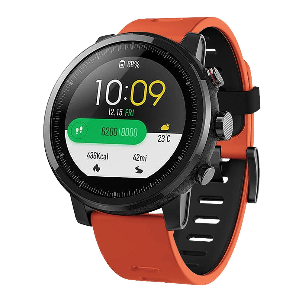 FIFATA - Correa de silicona para reloj Huami Stratos Band, repuesto para Xiaomi Amazfit Stratos 2, 2S, 3, Pace, GTR, 47 mm, GTR 3, 2