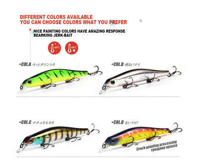 Bearking 11cm 17g magnet weight system long casting New model fishing lures hard bait dive 0.8-1.2m quality wobblers minnow