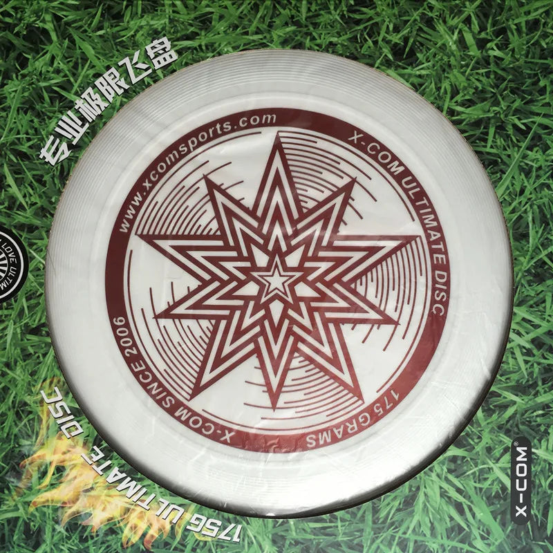 X-COM Professional Ultimate Flying Disc Certified by WFDF For Ultimate Disc Competition Sports 175g