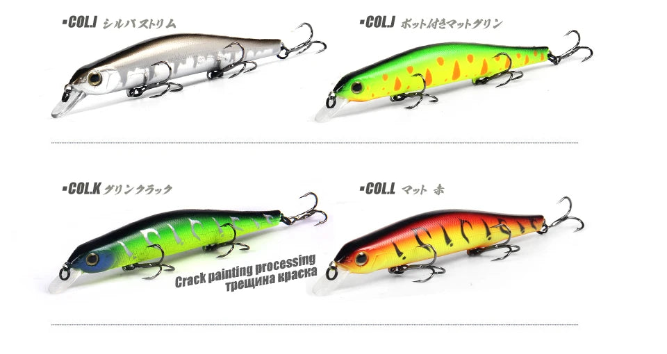 Bearking 11cm 17g magnet weight system long casting New model fishing lures hard bait dive 0.8-1.2m quality wobblers minnow