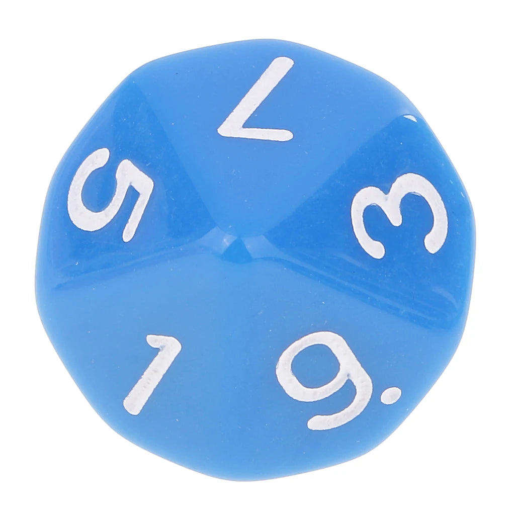 10 dados poliédricos de 10 caras D10 D8 para juegos de rol de 16 mm, dados familiares