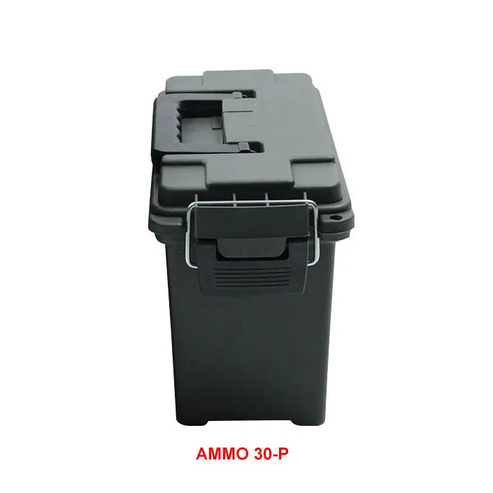 Caja de plástico para municiones, caja de seguridad para armas, caja de municiones ligera y de alta resistencia, caja de almacenamiento para accesorios de municiones, caja de seguridad para balas